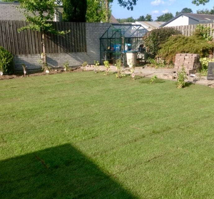 Graszoden aanleggen 240 m2 Bladel