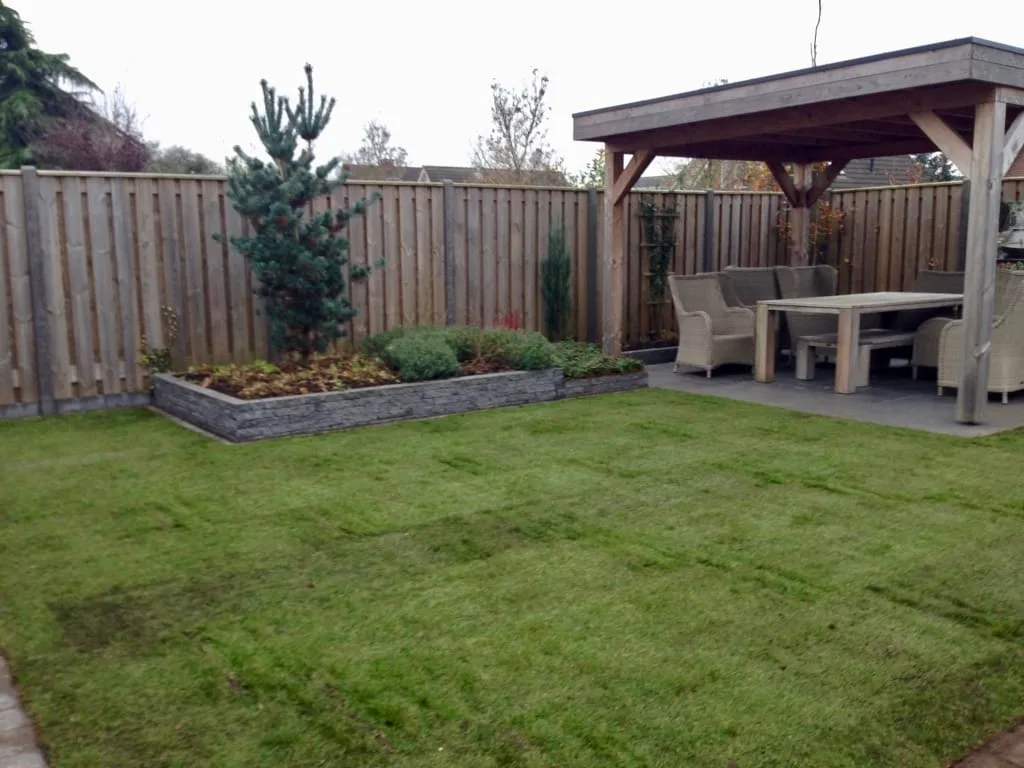 Graszoden leggen Hulsen