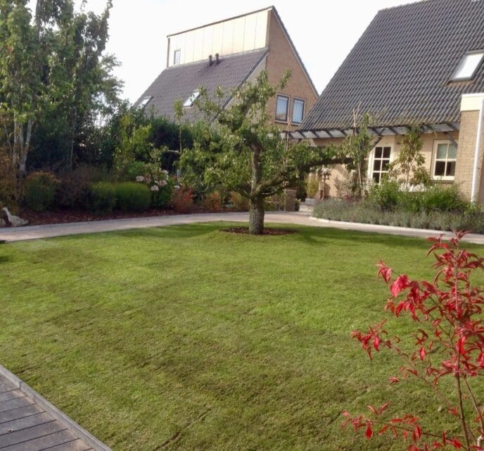 Graszoden leggen Sloten