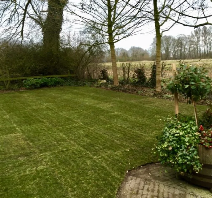 Graszoden leggen Kootstertille