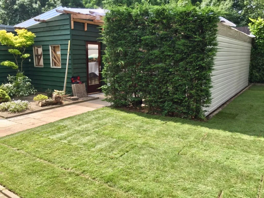 Raamsdonksveer 110 m2 graszoden verwijderen