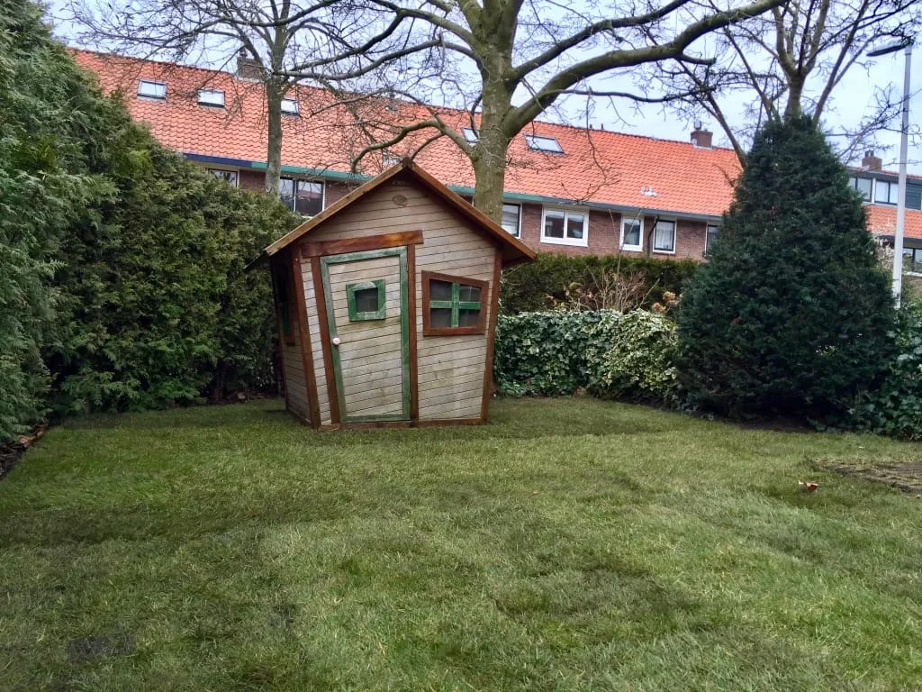 Graszoden leggen Bussum