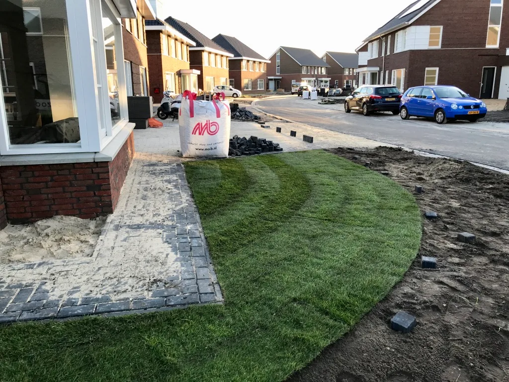 Graszoden nieuwbouw Hoogeveen