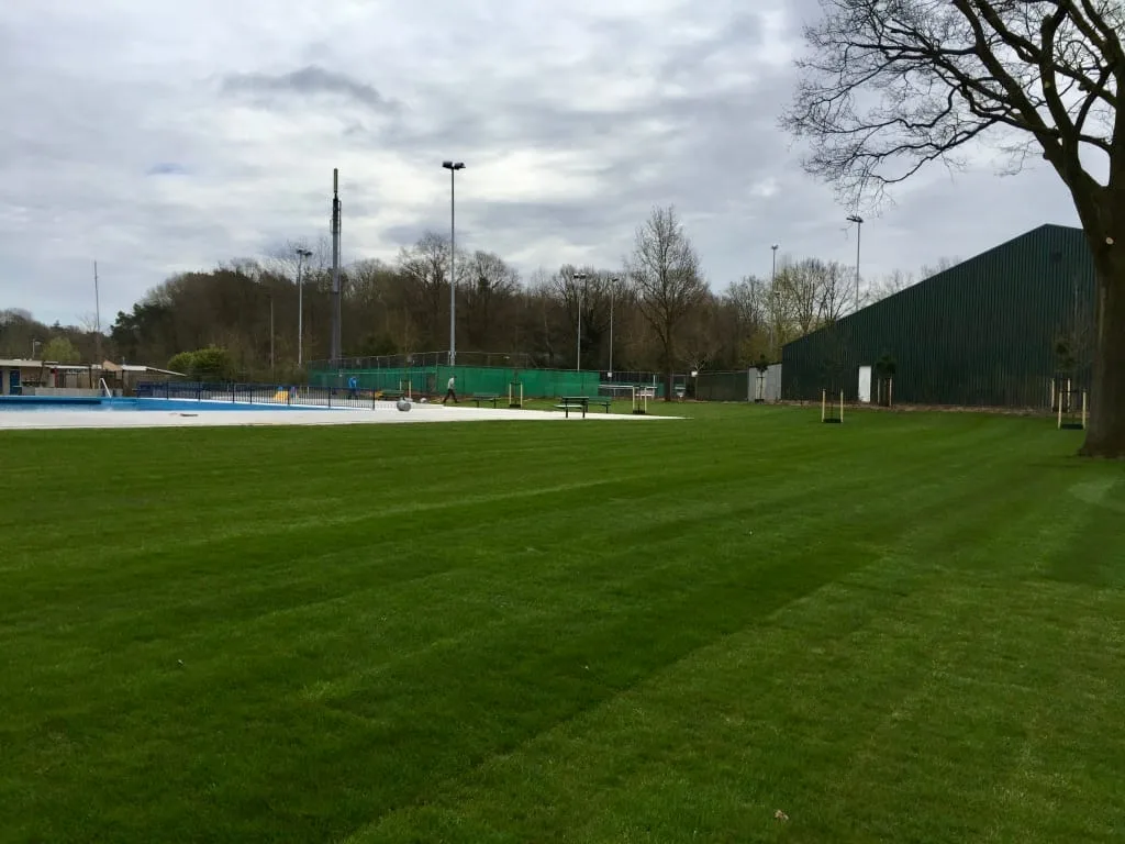 Graszoden leggen zwembad Markelo