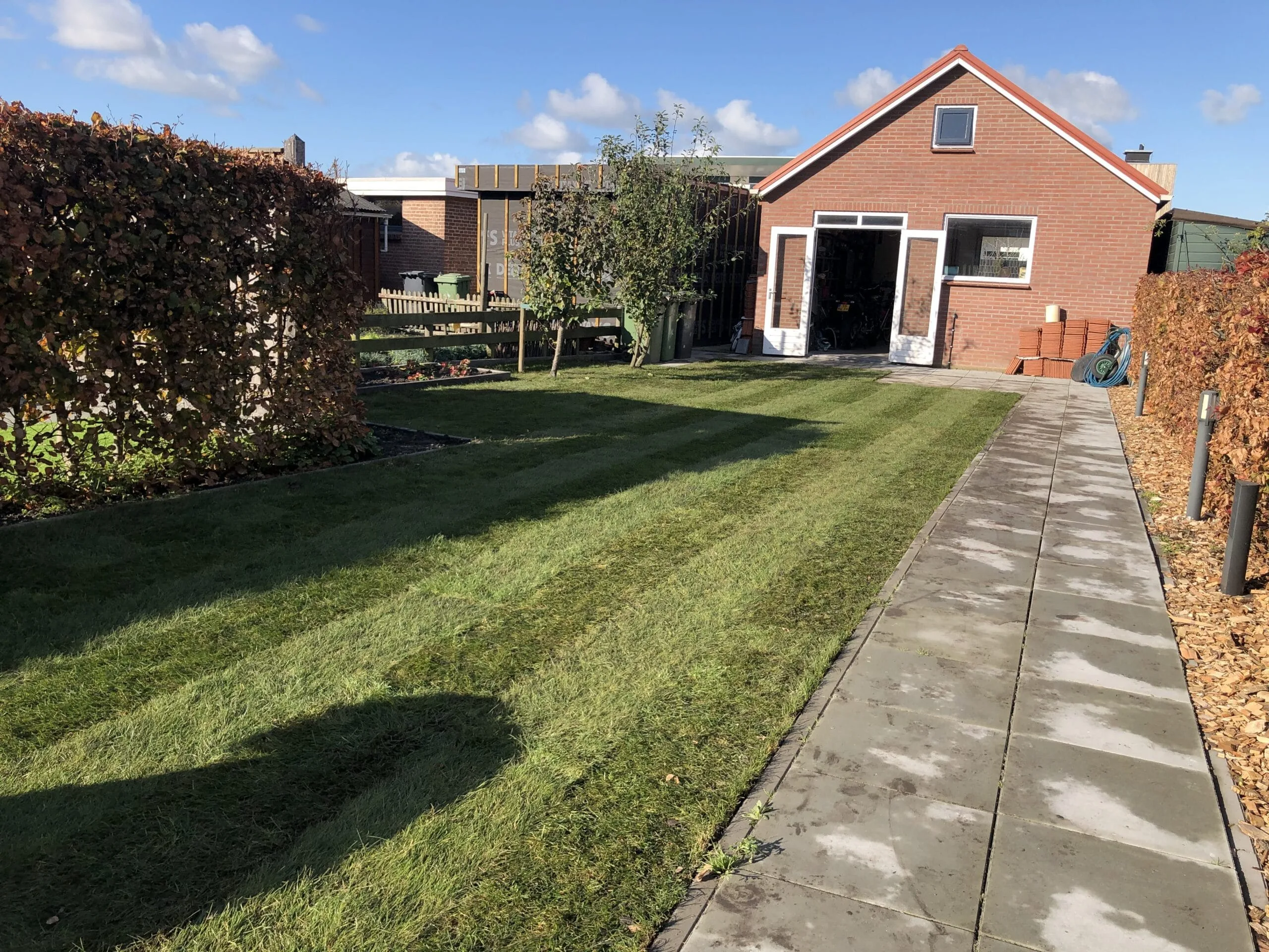 Breskens graszoden aanleggen