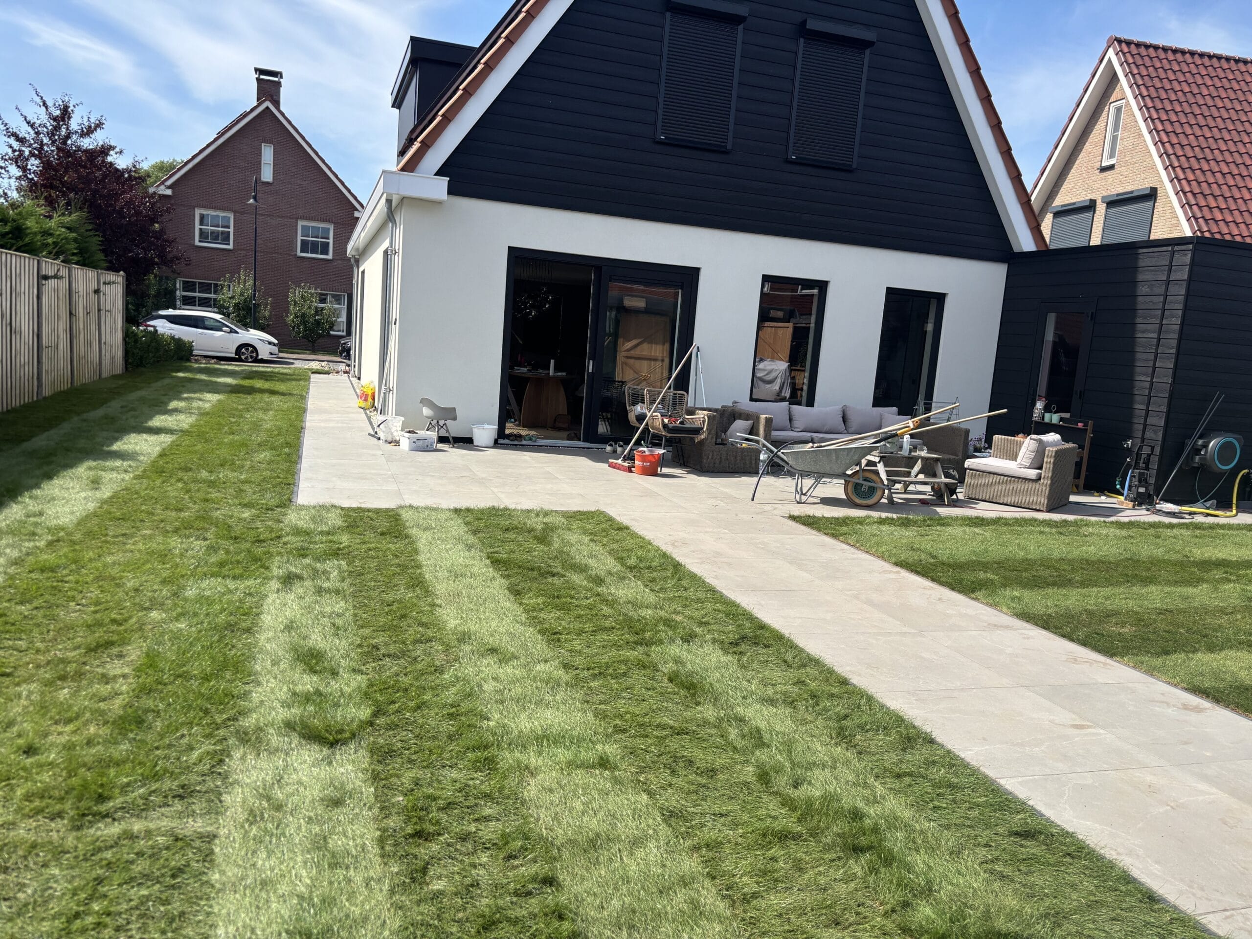 Kapelle 198 graszoden frezen nieuwbouw